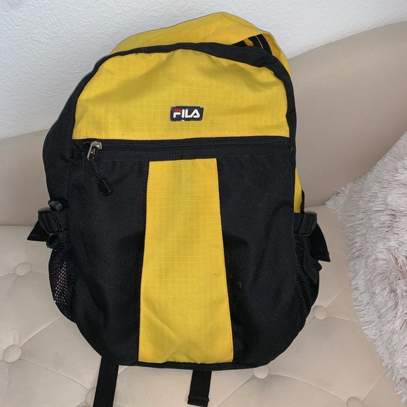 fila backpack yellow